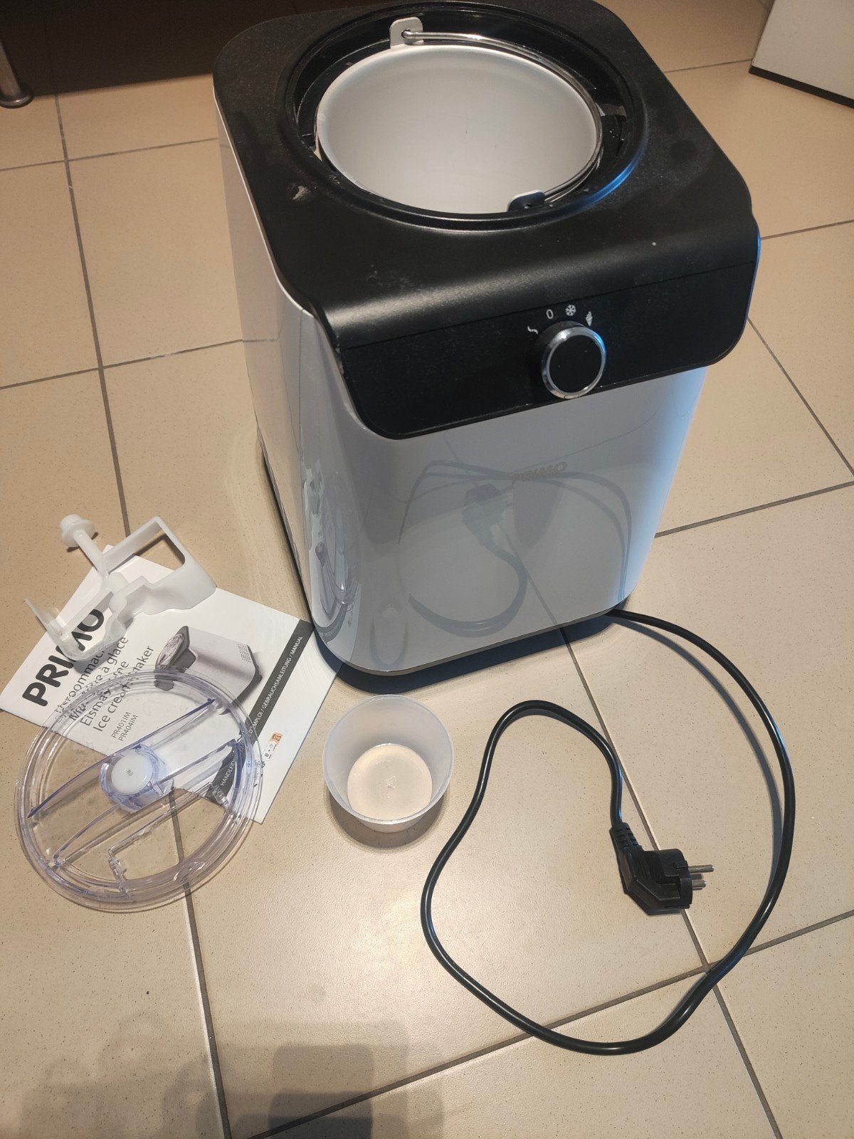 Primo ijsmachine, Electroménager, Machines à glace, Comme neuf, Auto-congélation, Enlèvement