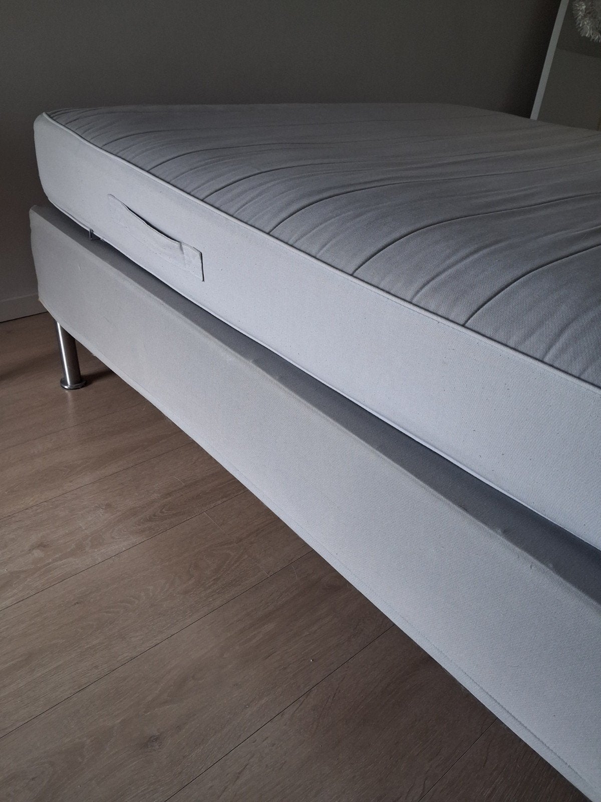 Boxspring Ikea 140 cm  200 cm, Huis en Inrichting, Ophalen, 200 cm, 140 cm, Matras