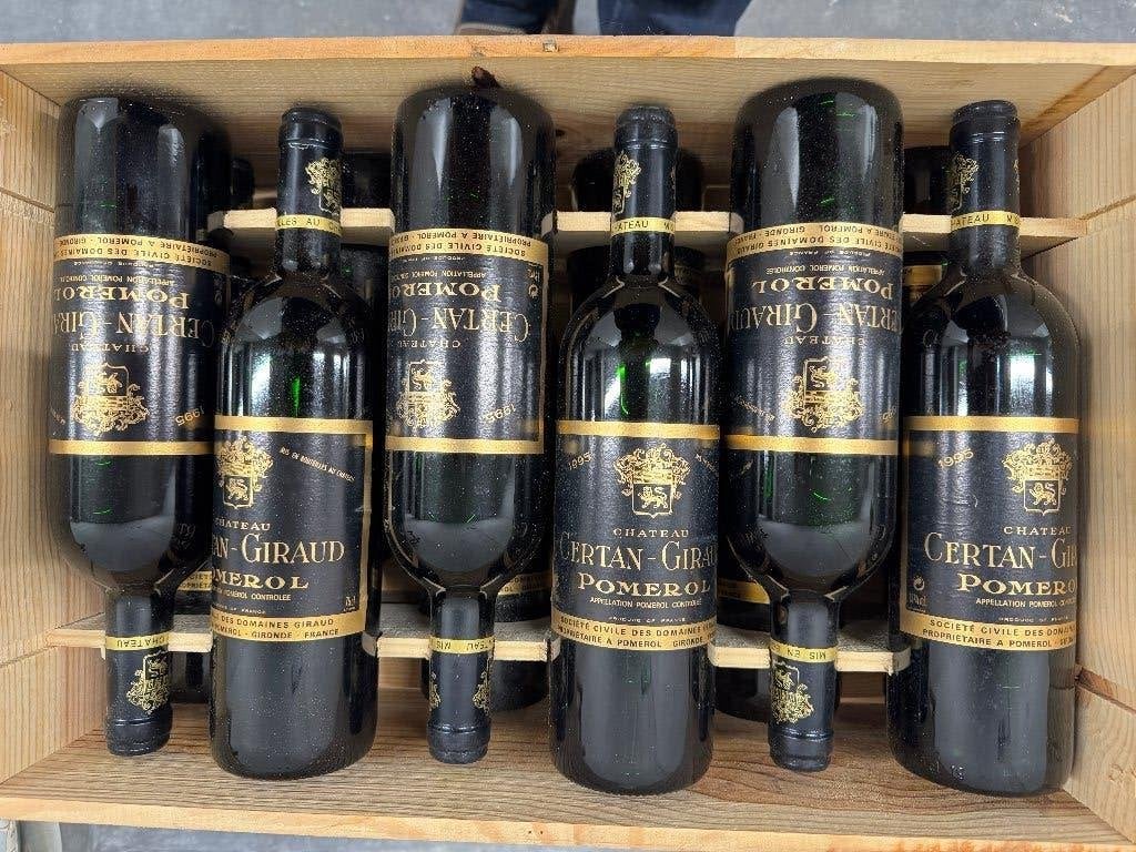 Certan-Giraud 1995, Pomerol, Collections, Neuf, Enlèvement ou Envoi, Pleine, Vin rouge