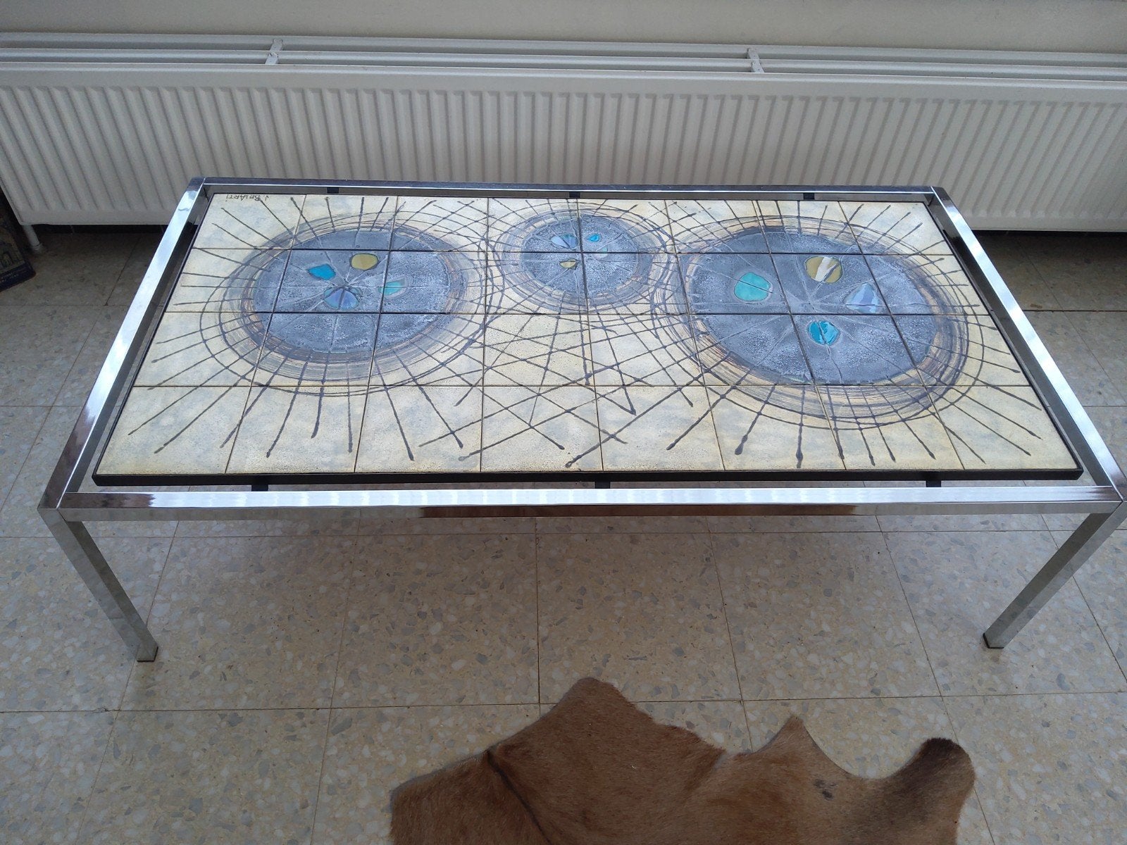vintage keramische tafel Belarti, Ophalen
