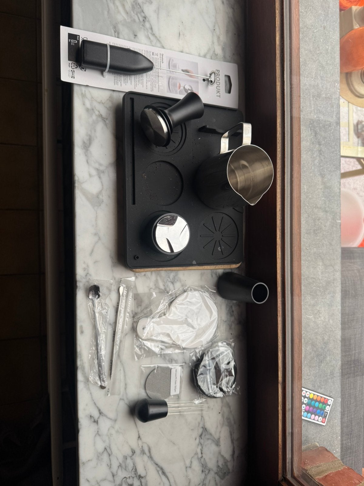 Barista accessoires set, Elektronische apparatuur, Koffiemachine-accessoires, Ophalen, Zo goed als nieuw