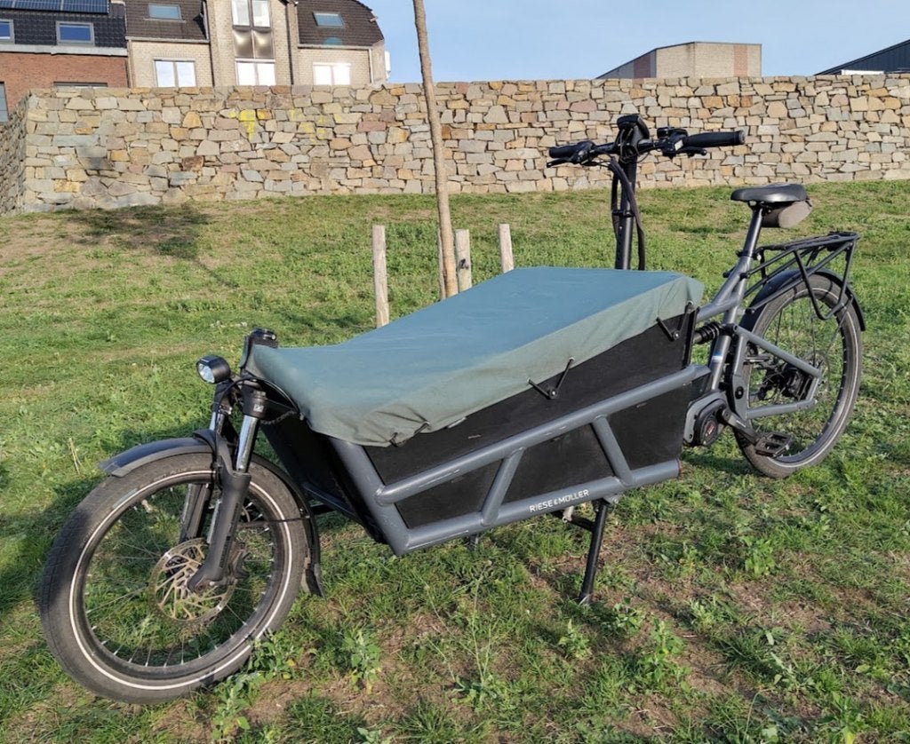Riese & Müller Load 75 Vario elektrische bakfiets (2023), Fietsen en Brommers, Elektrisch, Zo goed als nieuw, 2 kinderen, Schijfrem