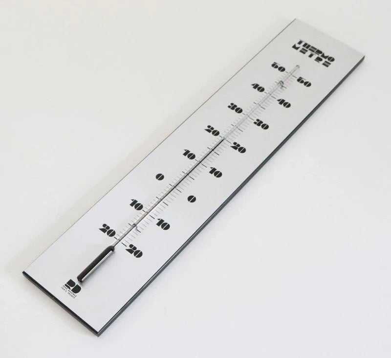 Large vintage René Dauchez design thermometer Paris 1970’s., Maison & Meubles, Accessoires pour la Maison | Thermomètres, Enlèvement ou Envoi