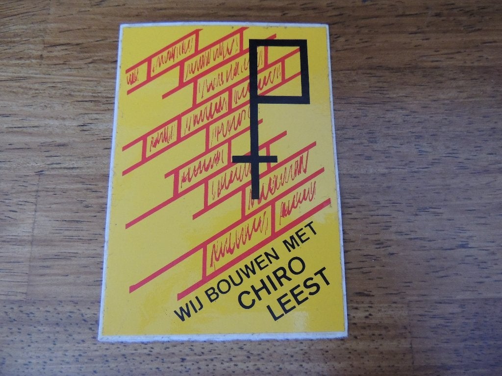 Chiro Leest Sticker, Verzenden, Zo goed als nieuw, Overige typen