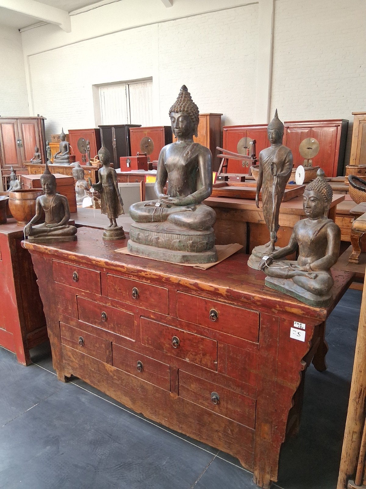 -10% Bouddhas Bronze Thaïlande. Portes ouvertes ce week-end, Chine, Enlèvement, Bronze