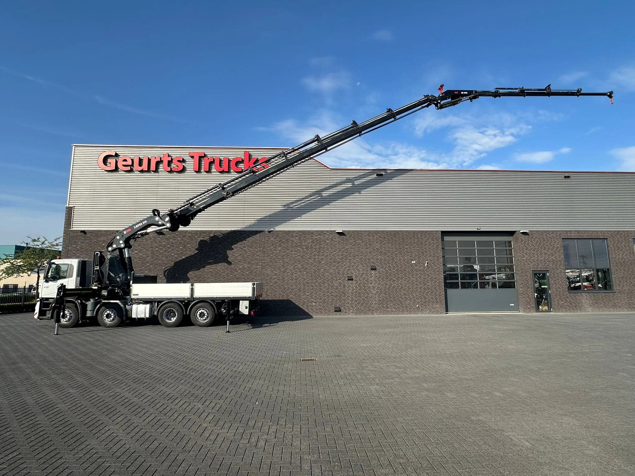 Iveco X-Way 460 8X2 HIAB 858E-7 +JIB 175X-5 KRAANWAGEN GRUA/, Auto's, Vrachtwagens, Iveco, 338 kW, Wit, Electronic Stability Program (ESP)