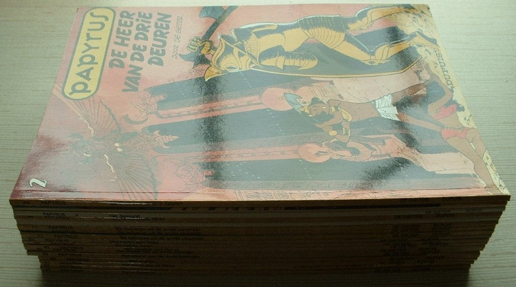 strips van papyrus nrs tussen 2 en 31, Boeken, Stripverhalen, Meerdere stripboeken, Ophalen of Verzenden, Zo goed als nieuw, Lucien De Gieter