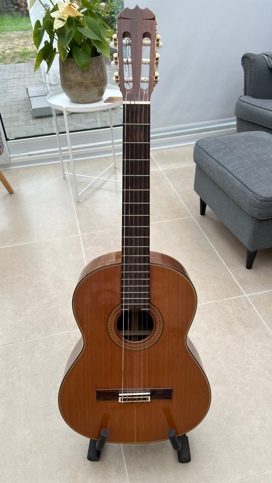 Guitare classique, Ryoji Matsuoka M6, avec accessoires, Enlèvement, Utilisé, Guitare classique ou espagnole, Avec valise