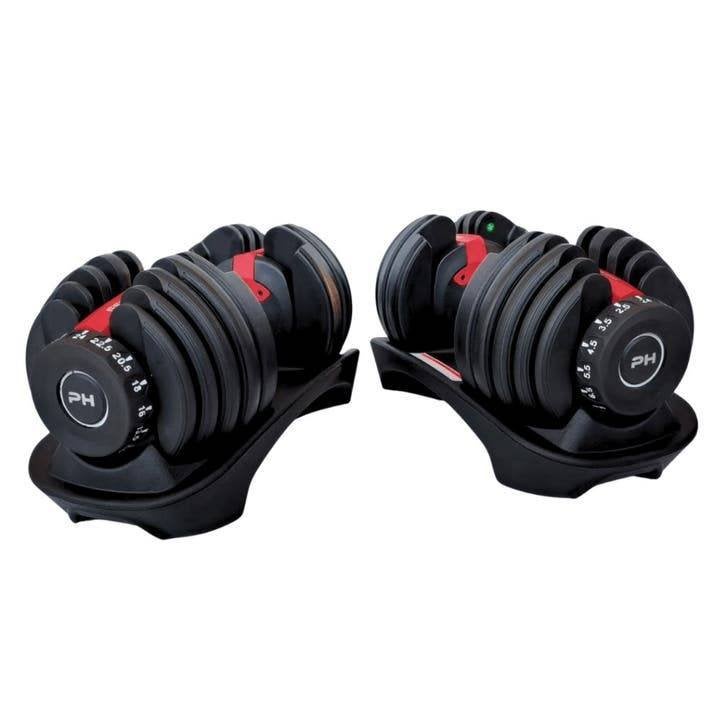 PH Fitness Verstelbare Dumbbells 24KG - Set 2x, Ophalen of Verzenden, Nieuw, Armen, Overige typen