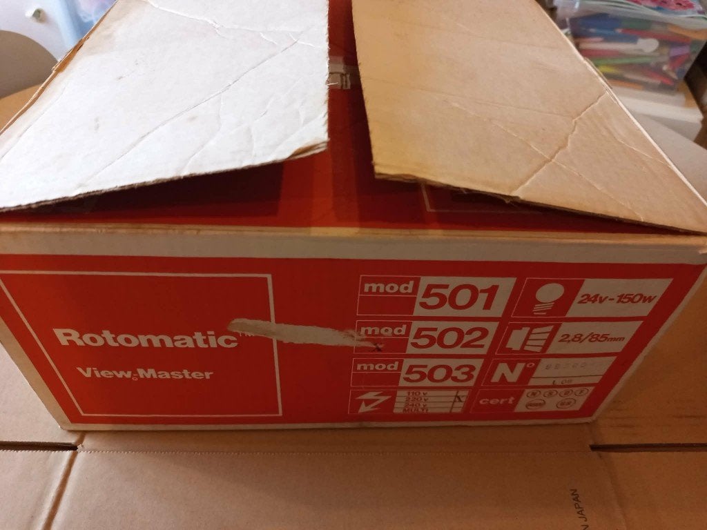 Rotomatic view dia projector, Audio, Tv en Foto, Ophalen