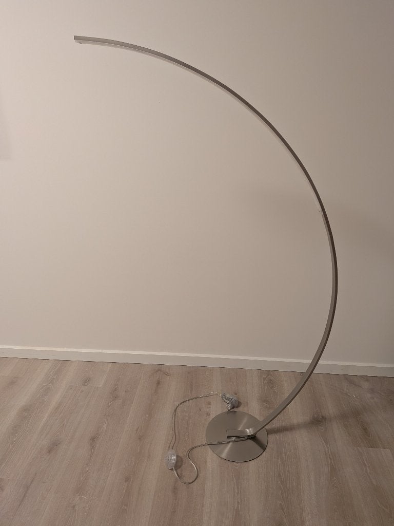 Lampadaire à arc LED, Maison & Meubles, Lampes | Lampadaires, Comme neuf, Enlèvement, 100 à 150 cm, Métal