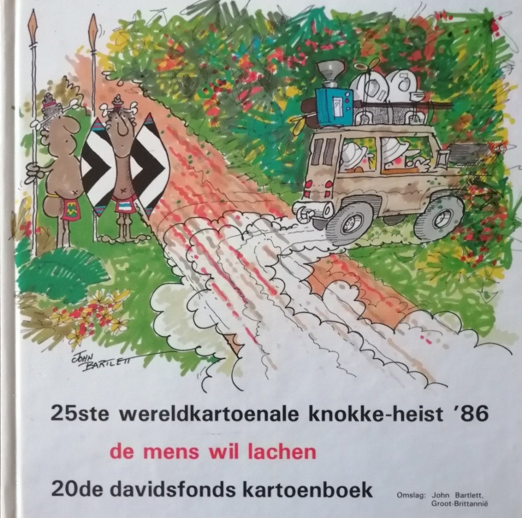 20 ste kartoenboek wereldkartoenale 25 1986 knokke heist, Livres, Humour, Envoi, Comme neuf, Cartoons ou Dessins humoristiques