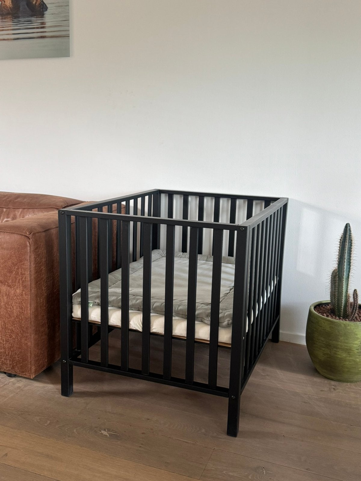 Quax Park Cubic Black & accesoirs, Ophalen, Zo goed als nieuw, Rechthoekig, In hoogte verstelbaar