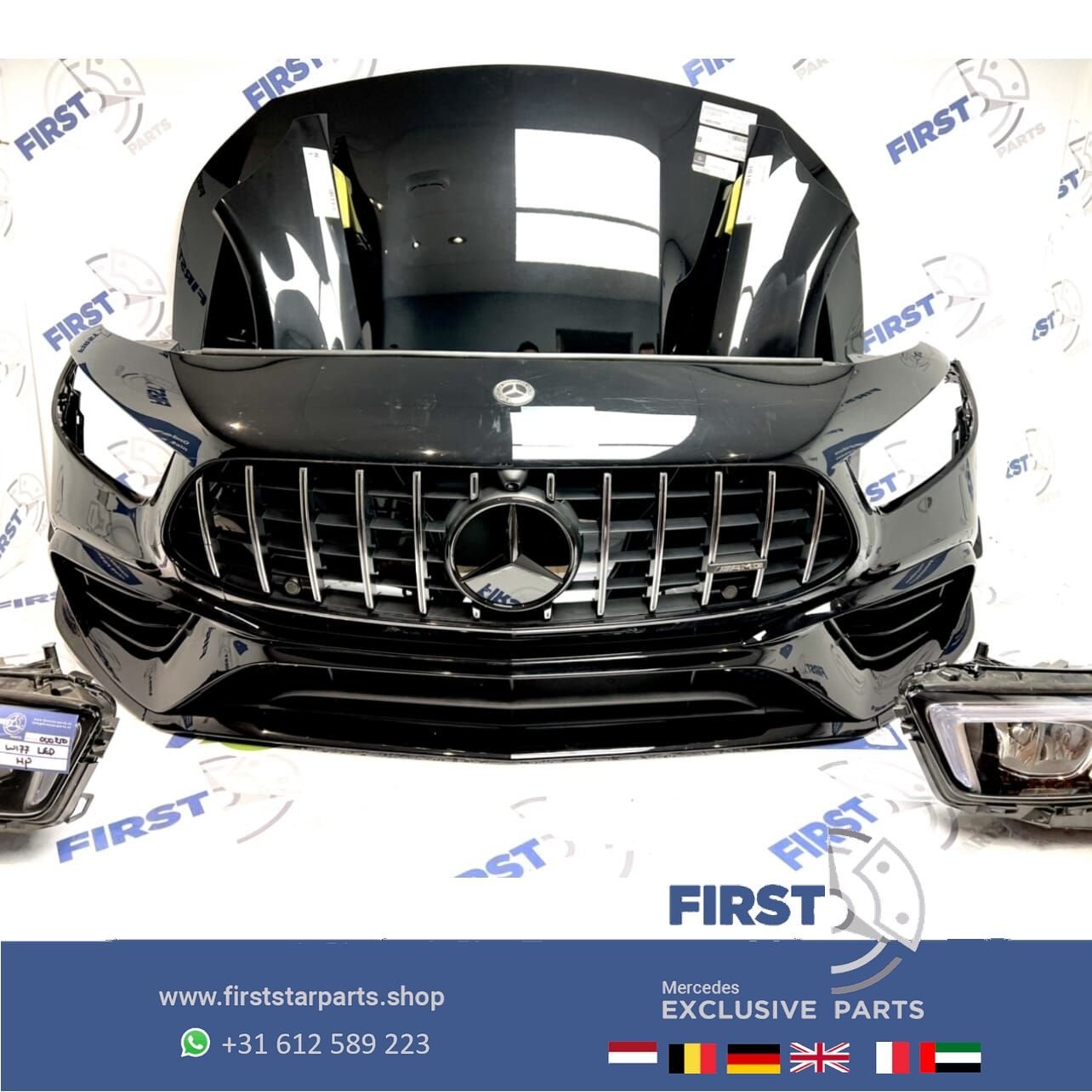 W177 V177 A45 S AMG AERO VOORKOP ZWART Mercedes A 45 Klasse, Utilisé, -, Avant, -