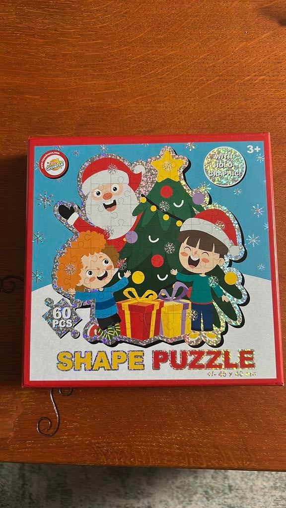 Kinderpuzzel kleuter. Kerst. 60 stuks, Ophalen of Verzenden, Meer dan 50 stukjes, Zo goed als nieuw
