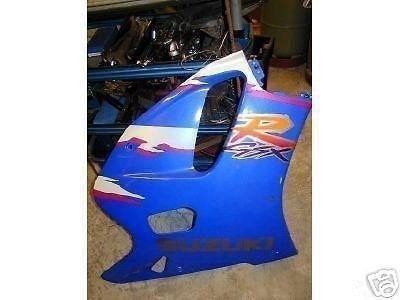Suzuki GSXR750W rechter zijkuipblauw wit 1994 1995, Ophalen of Verzenden, Gebruikt