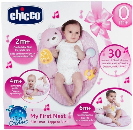 Tapis Coussin bébé Mon premier nid de Chicco  état neuf, Ophalen, Zo goed als nieuw, Chicco