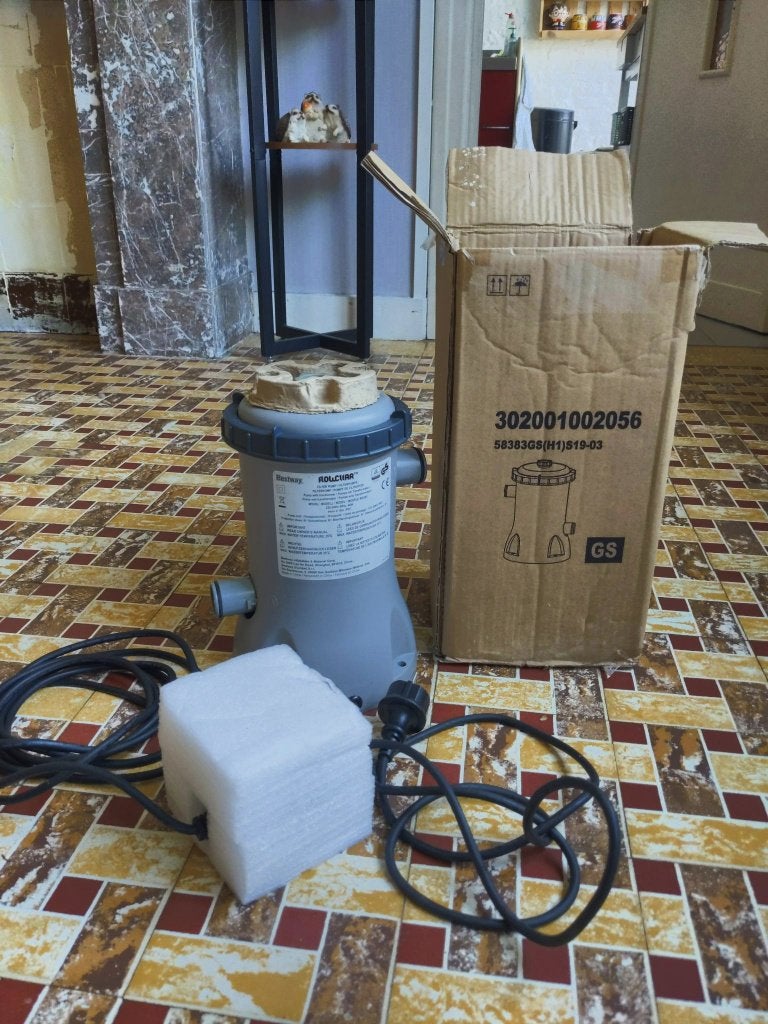 Pompe de filtration pour petite piscine, Enlèvement, Comme neuf, Pompe