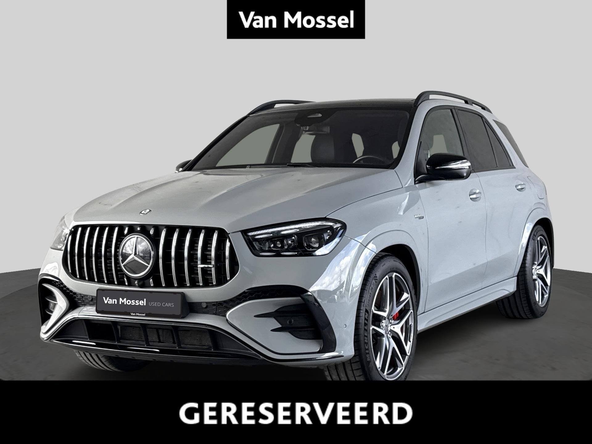 Mercedes-Benz GLE 53 AMG HYBRID + 30 gr+ PANO DAK + TREKHAAK, Auto's, Automaat, Dealer onderhouden, Stof, Gebruikt