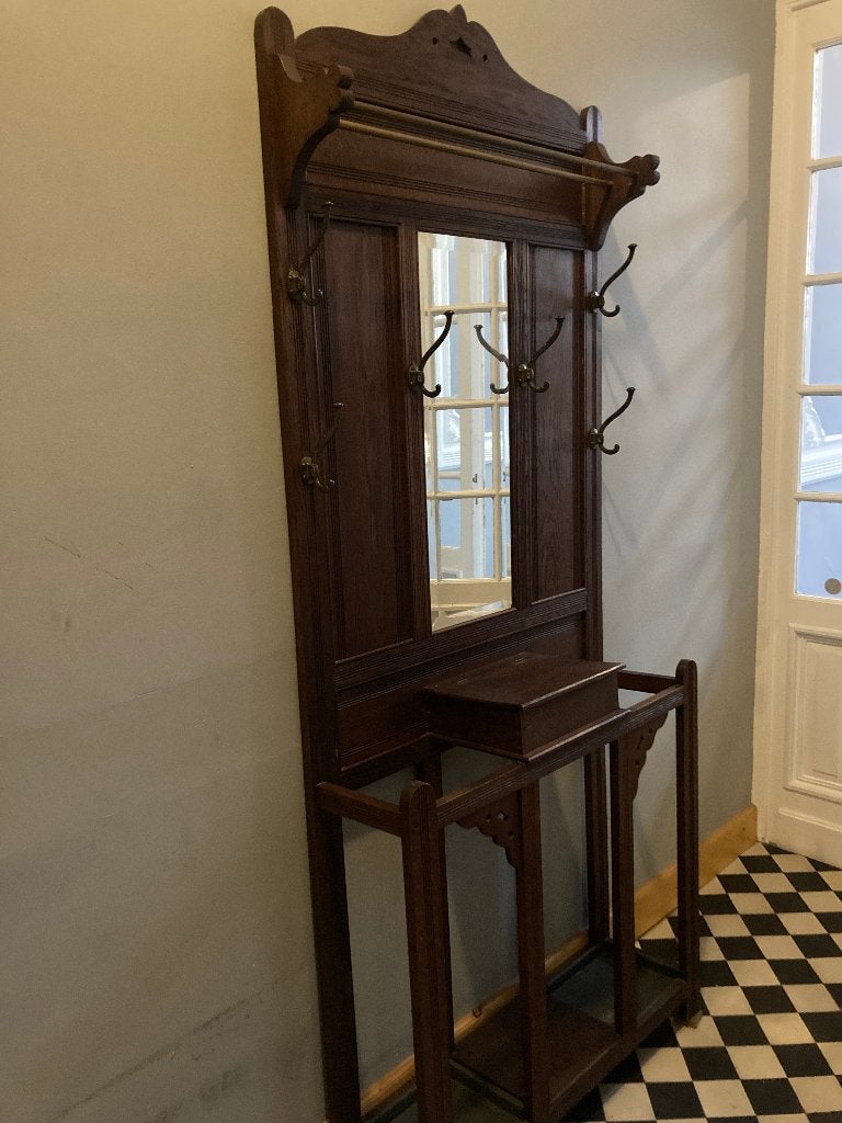 Kapstokmeubel met spiegel, Enlèvement, Utilisé, 200 cm ou plus, Autres types
