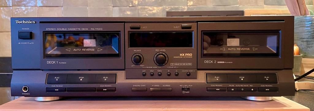 Dubbel cassettedeck technics rs-tr313, Enlèvement ou Envoi, Double, Autres marques