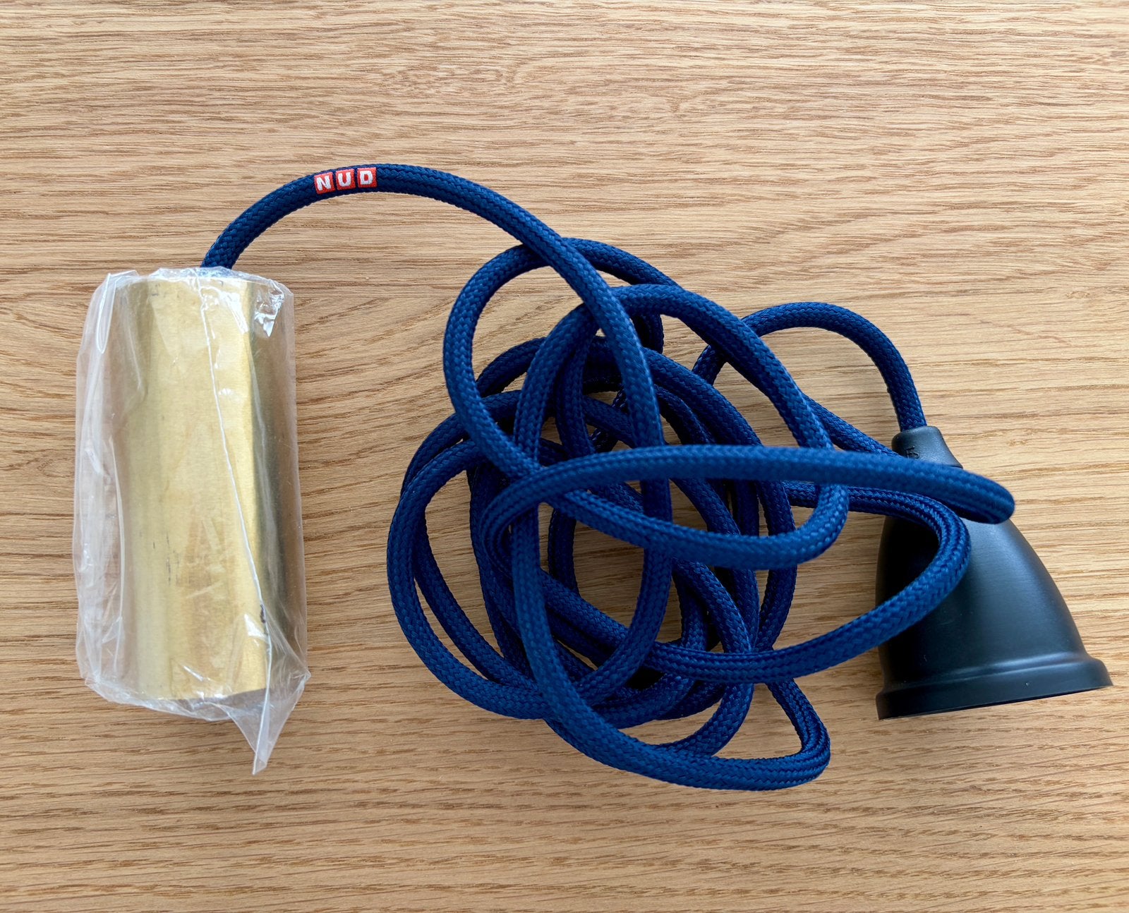 NUD Collection (Base/Tube Rail) hanglamp met messing fitting, Ophalen, Nieuw, Kunststof