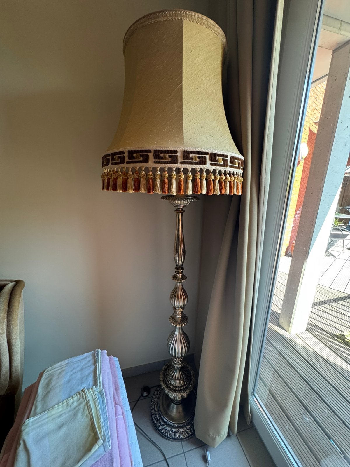 Staande lamp, Huis en Inrichting, Ophalen, Gebruikt, E27 (groot), 150 tot 200 cm