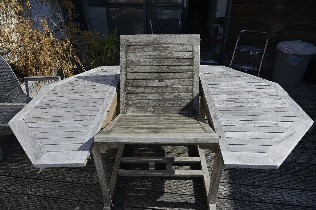 Tuintafel Teak, Ophalen, Gebruikt, Rechthoekig, Teakhout