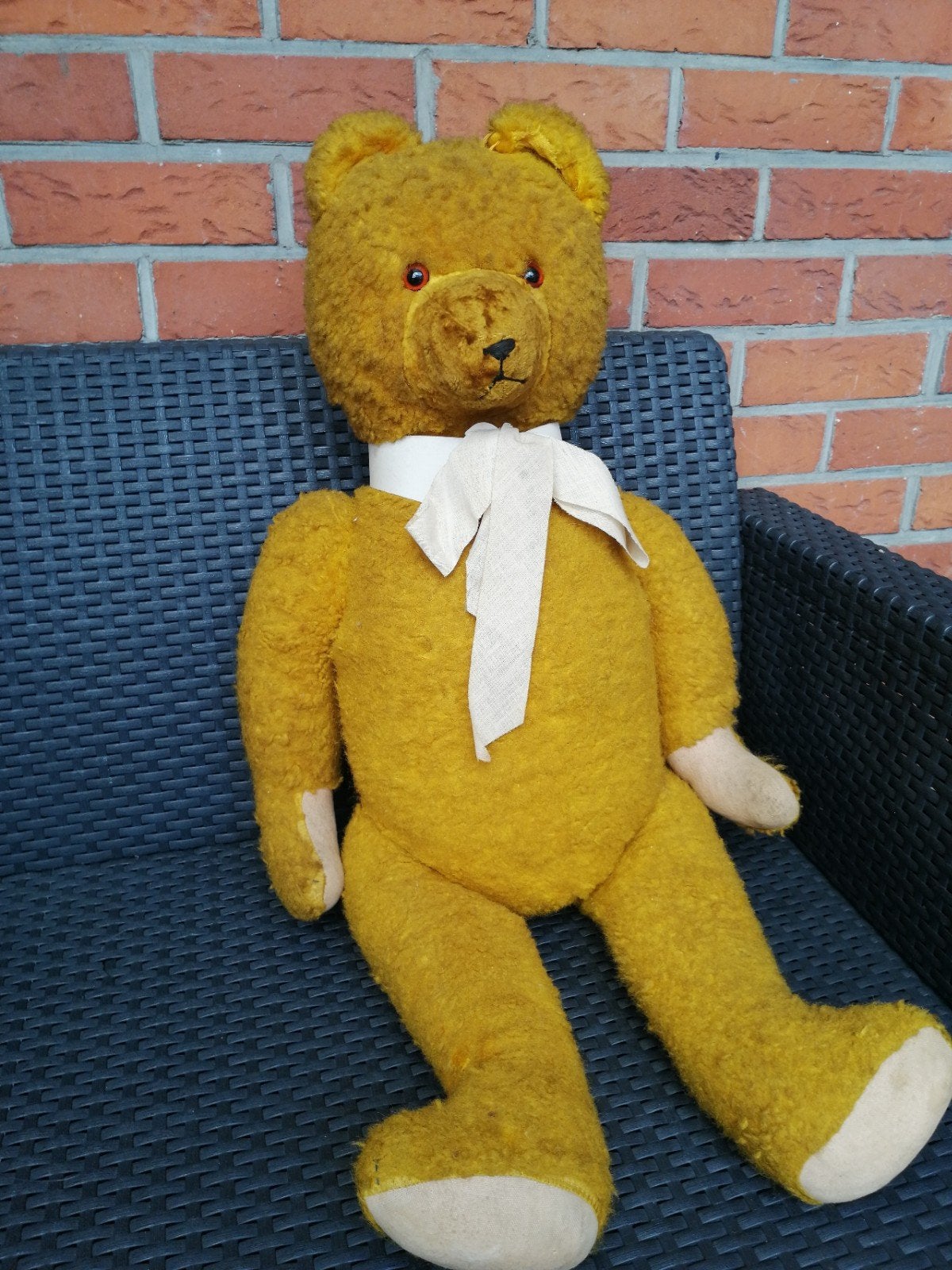 Uitzonderlijk grote, oude teddybeer, Collections, Ours & Peluches, Enlèvement ou Envoi