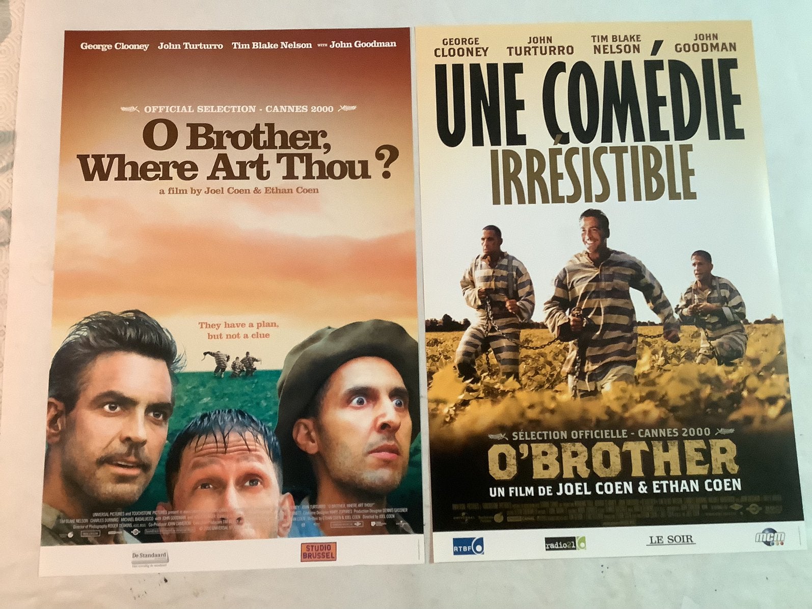 O BROTHER WERE ARE THOU   Filmposters  33-50 cm, Ophalen of Verzenden, Zo goed als nieuw