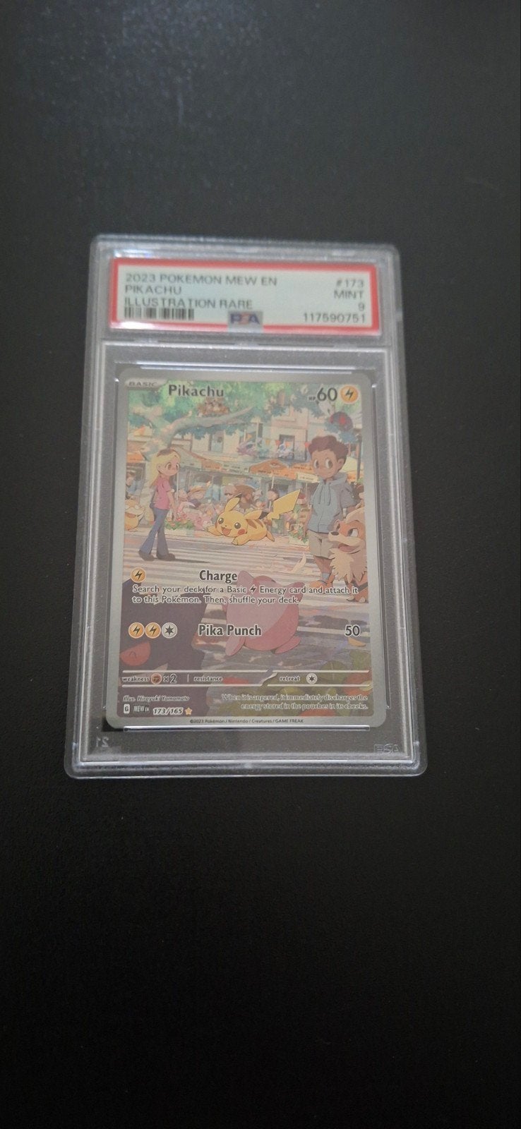 Pikachu 173 pass 9, Enlèvement ou Envoi