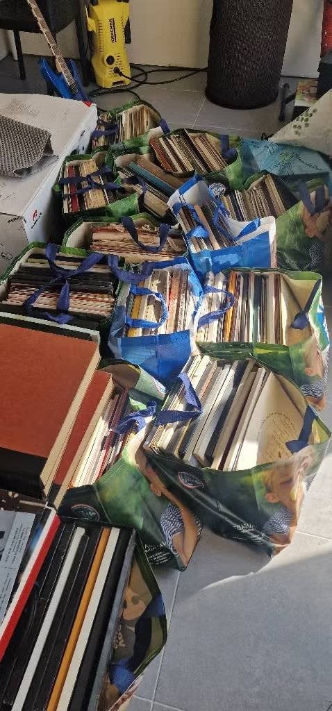 Vinyl collectie klassieke muziek 1365 platen + platenspeler, Ophalen, Gebruikt, LP