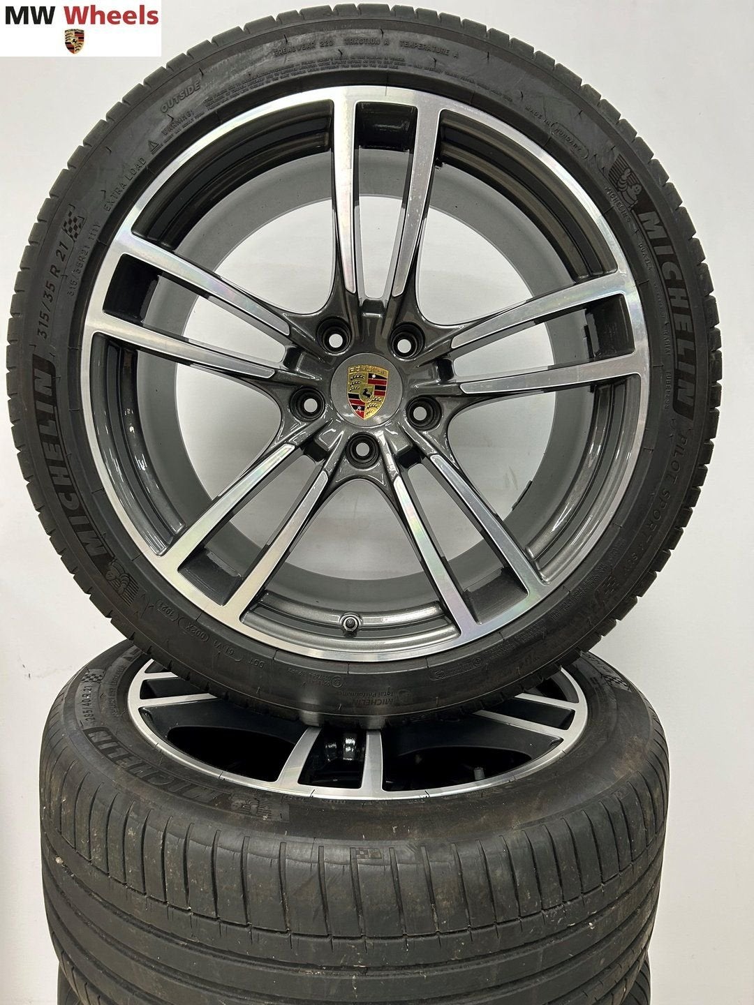 Originele Porsche Cayenne SUV 21 inch velgen zomerbanden, Pneus et Jantes, 285 mm, Pneus été, -