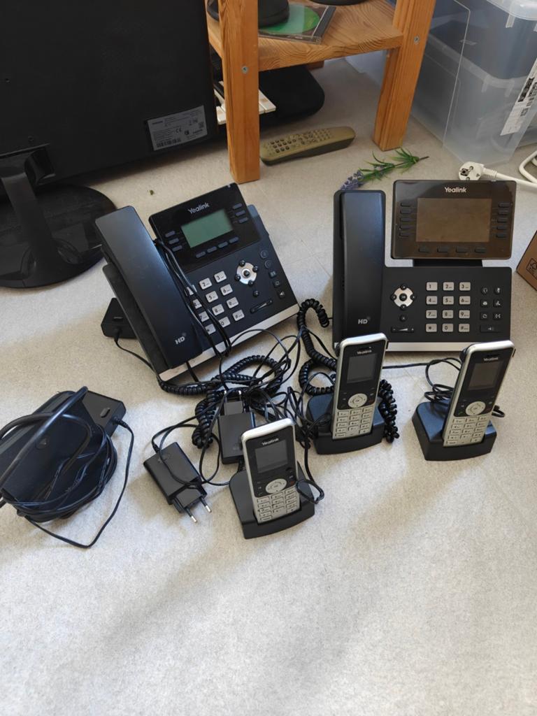Kantoor telefoonset Yealink, Telecommunicatie, Datacommunicatie en VoIP, Ophalen