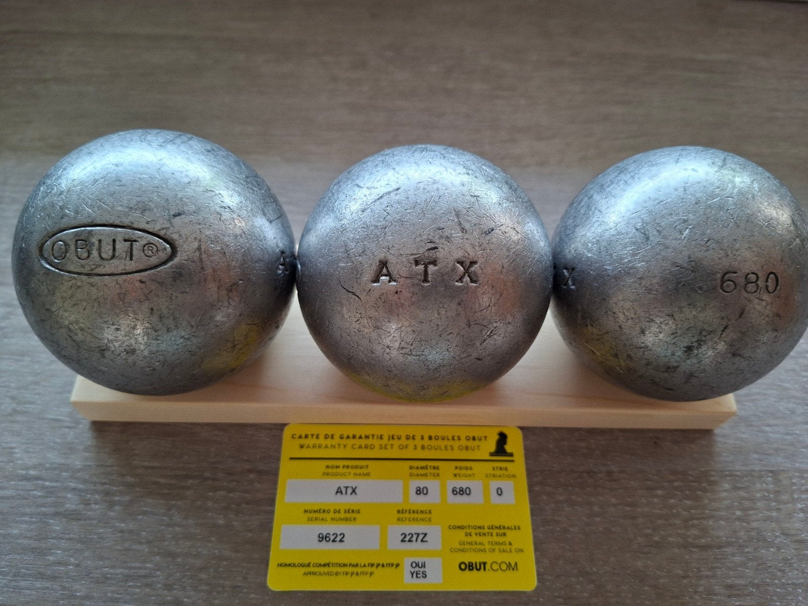 Boules de pétanque Atx, Enlèvement ou Envoi