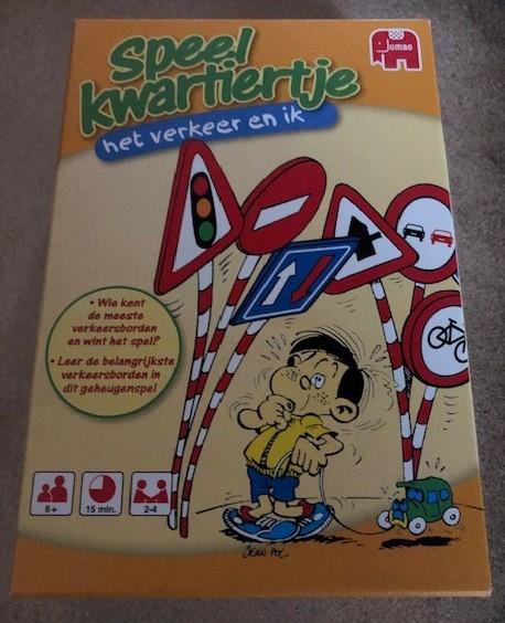 spel:het verkeer en ik van JUMBO(doos=18x12x4 cm.), Ophalen of Verzenden, Zo goed als nieuw, JUMBO, Reisspel