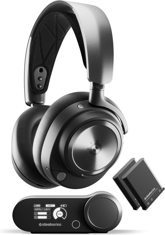 Steelseries Arctis Nova Pro, Ophalen, Gaming headset, Zo goed als nieuw, Draadloos