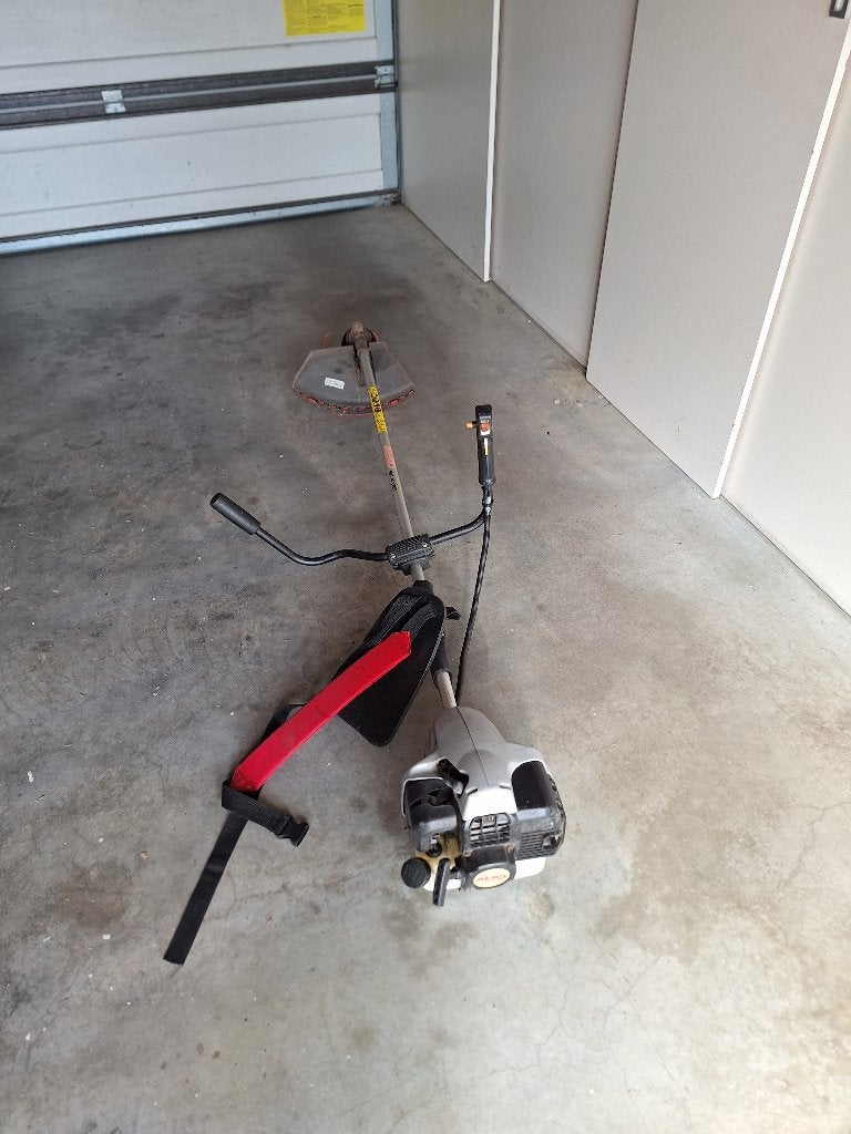 benzine bosmaaier, Tuin en Terras, Ophalen, Gebruikt, 10 tot 30 cm, Alko