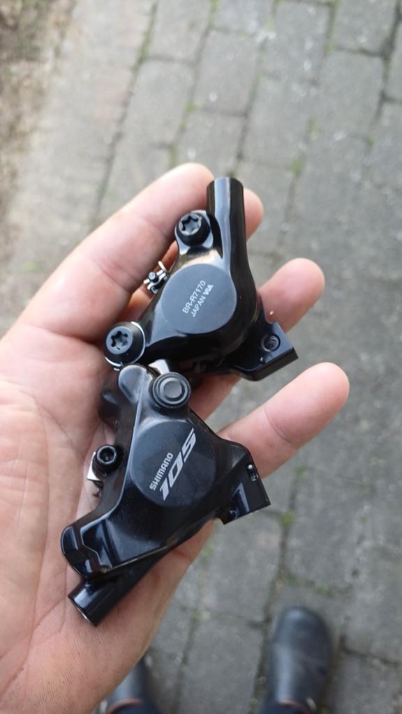 Shimano 105 remklauwen, Ophalen