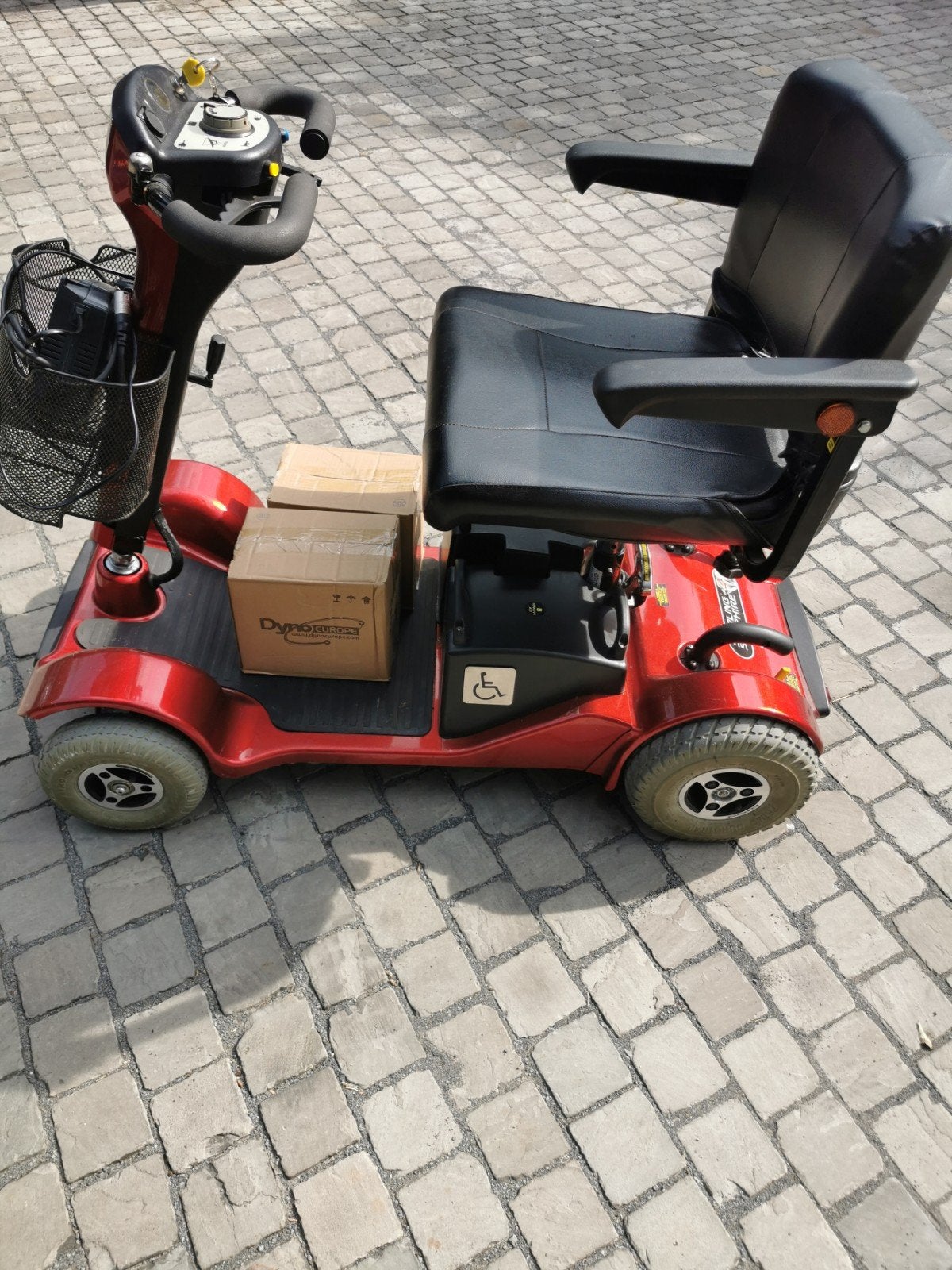 Scootmobiel opvouwbare streling nieuw accu's info 0488826971, Ophalen of Verzenden, Inklapbaar, Zo goed als nieuw, Elektrische rolstoel