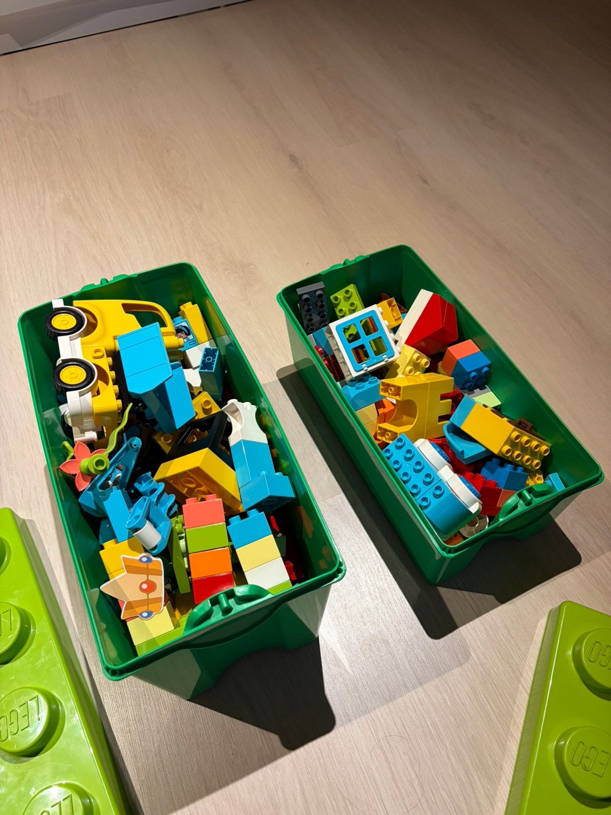 Duplo blokken + opberdozen, Kinderen en Baby's, Speelgoed | Duplo en Lego, Ophalen, Zo goed als nieuw, Duplo