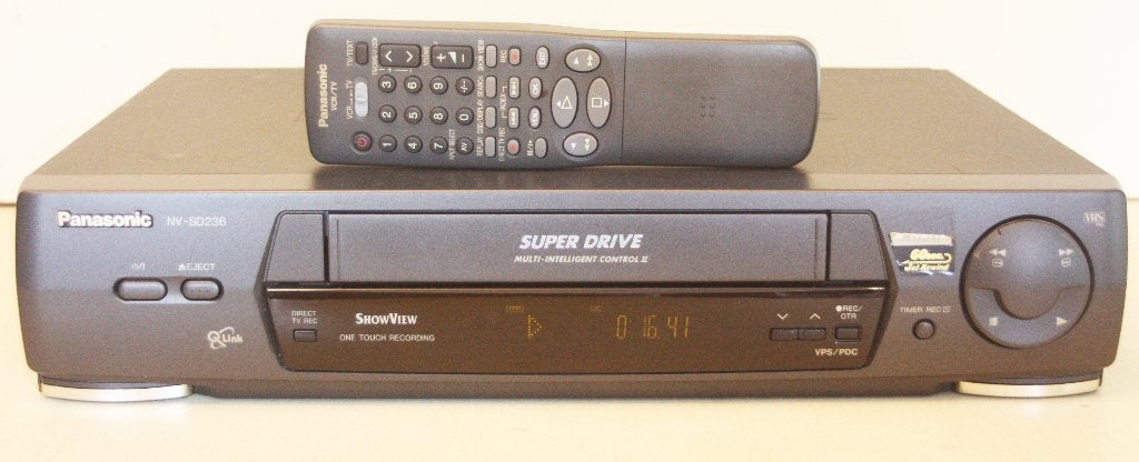 Panasonic High Quality Videorecorder Met Afstandsbediening, Ophalen of Verzenden, Zo goed als nieuw, VHS-speler of -recorder