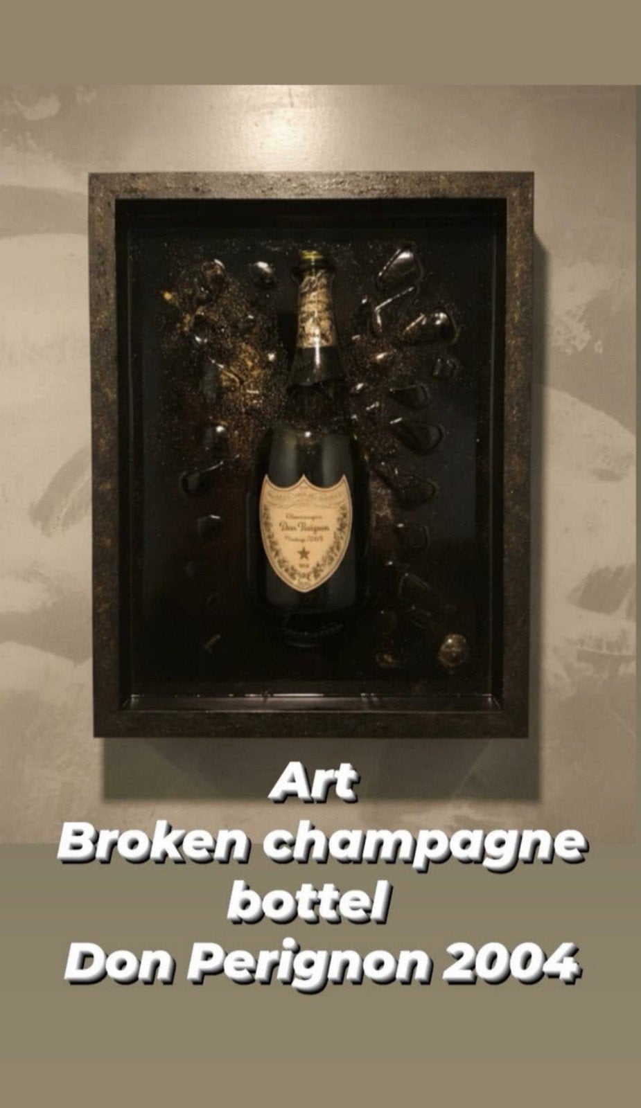 Broken glass, Antiek en Kunst, Ophalen, Object, Glas, Handgemaakt