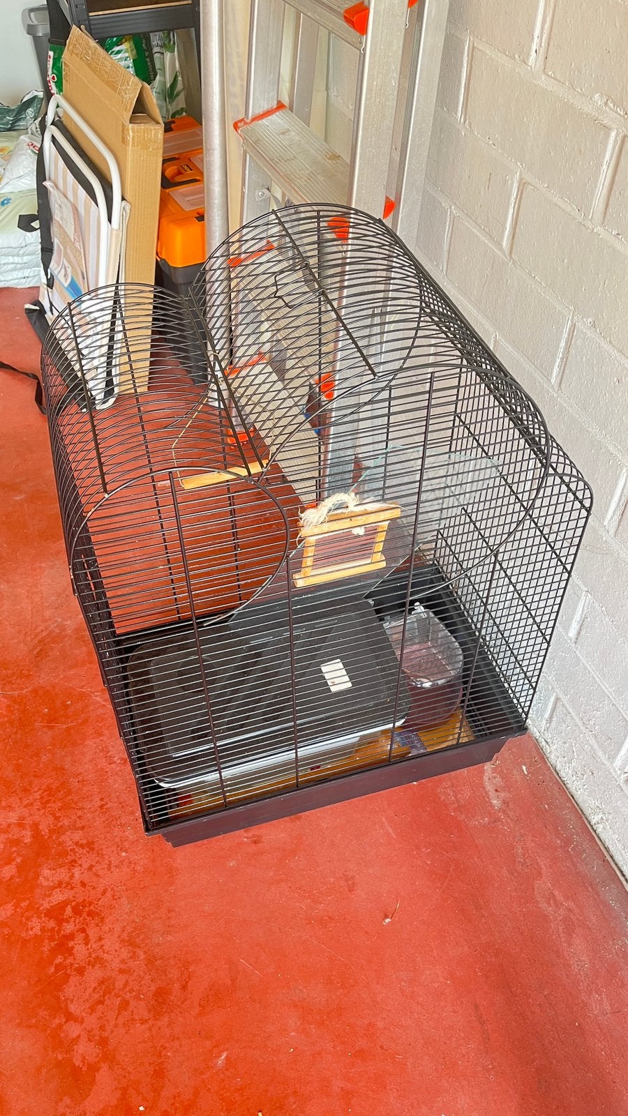 Cage à oiseaux spacieuse, Animaux & Accessoires, Enlèvement, Comme neuf, Métal, Cage à oiseaux