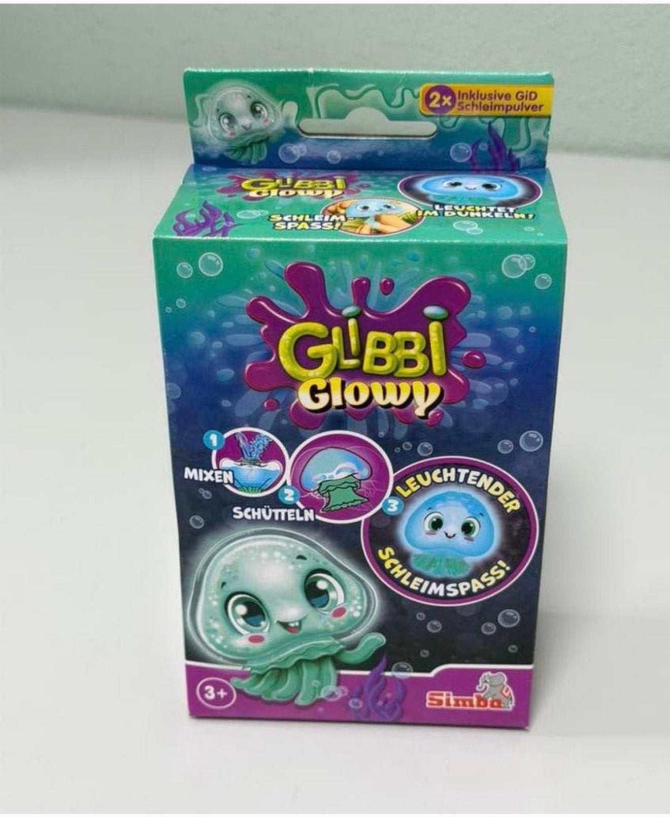 Simba Glibbi Glowy Jellyfish Slijm Lichtgevend Kwal - Nieuw, Ophalen of Verzenden, Nieuw, Jongen of Meisje