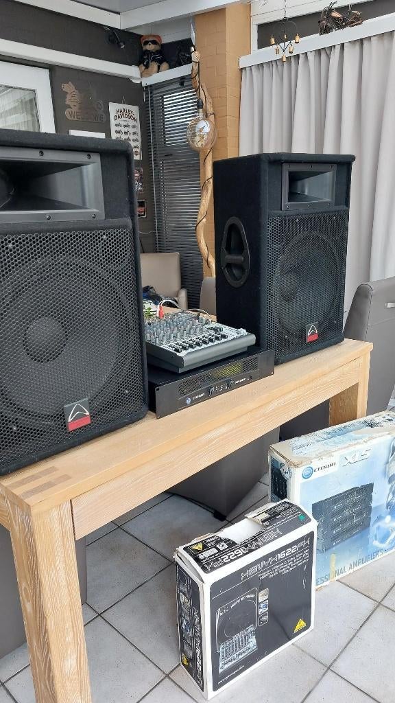 Zanginstallatie semi professioneel muziek/rockband VERKOCHT, Enlèvement, Utilisé, Audio