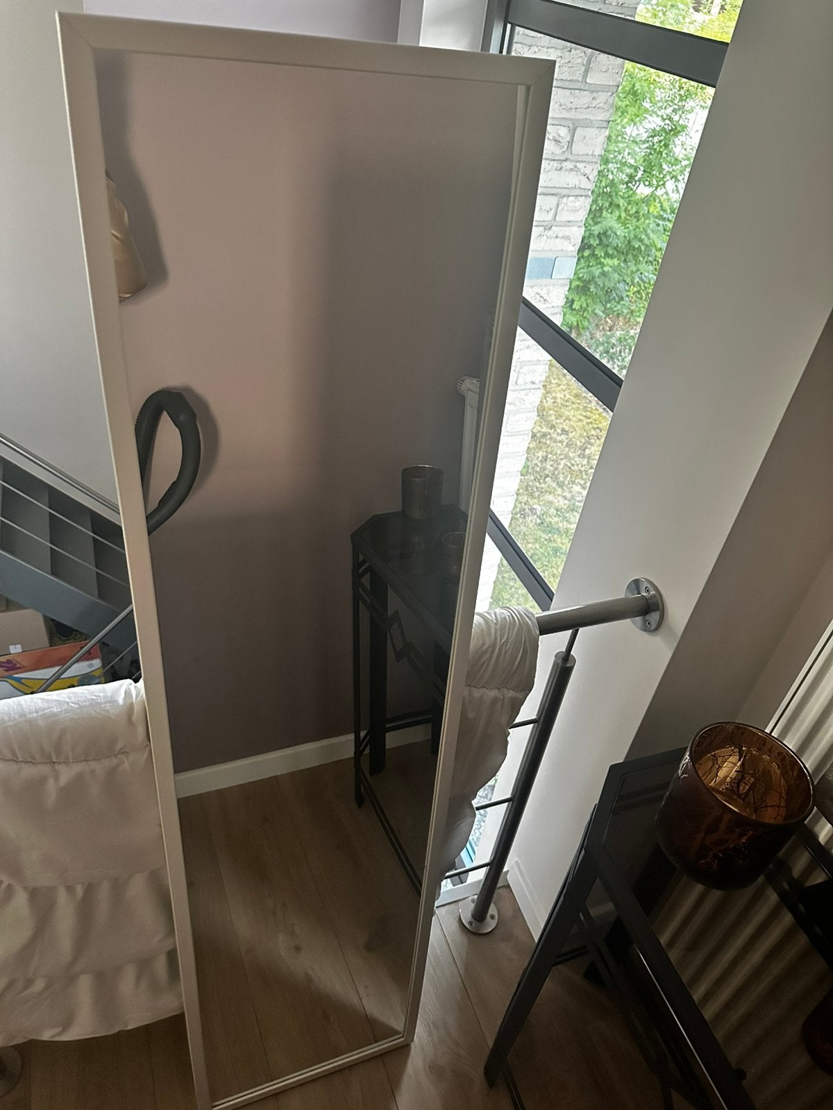 Grand miroir ikea, Enlèvement ou Envoi, Comme neuf, 150 à 200 cm, 50 à 75 cm