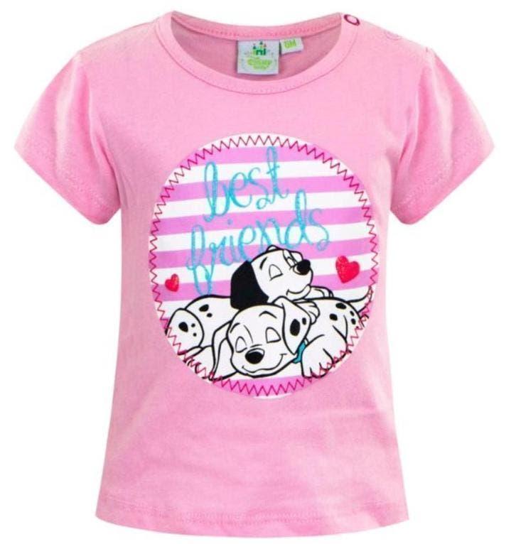101 Dalmatiers Baby T-Shirt - Disney - 3/9/12/18/24 maanden, Kinderen en Baby's, Babykleding | Maat 74, Nieuw, Meisje, Nacht- of Onderkleding