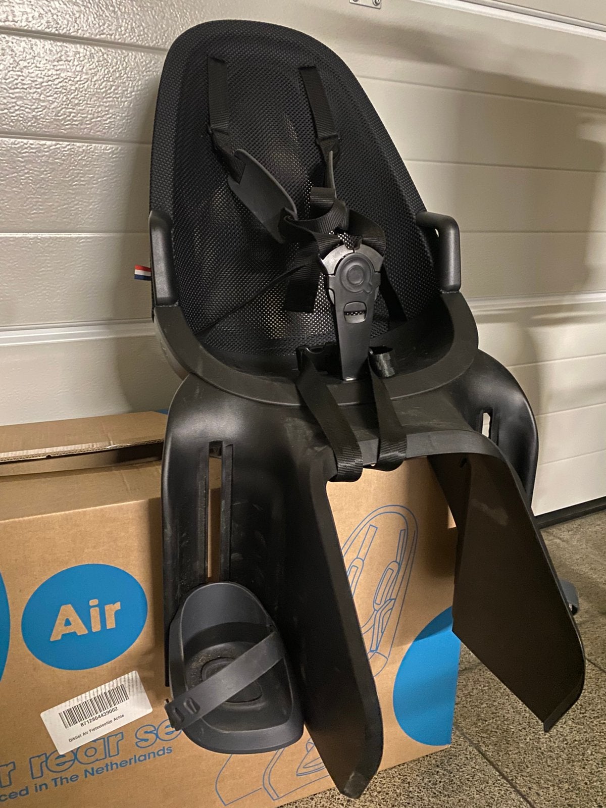 Qibbel air fietsstoeltje bagagedrager bevestiging zwart, Vélos & Vélomoteurs, Accessoires vélo | Sièges de vélo, Comme neuf, Siège arrière