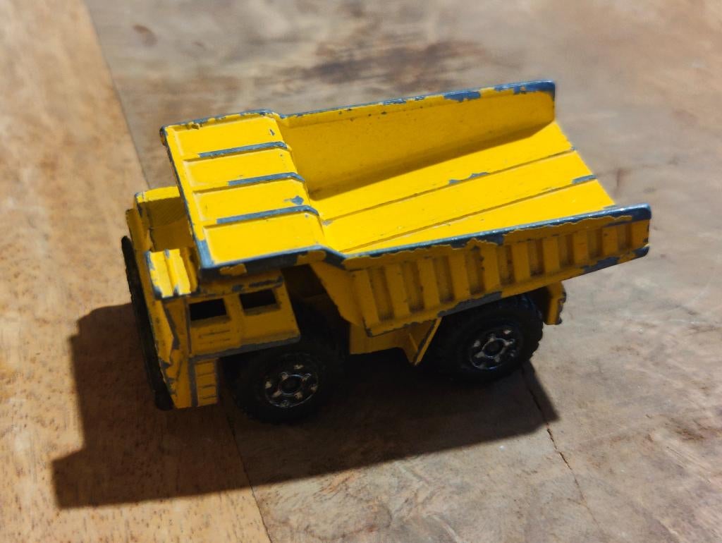 Matchbox 1976 Lesney Superfast Faun Dump Truck No. 58, Enlèvement ou Envoi, Utilisé